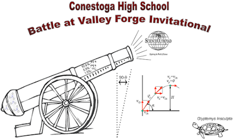 Logo for the 2024 Battle at Valley Forge Science Olympiad Invitational (Div. C)